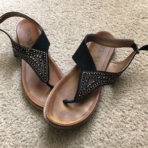 Bedazzled sandals